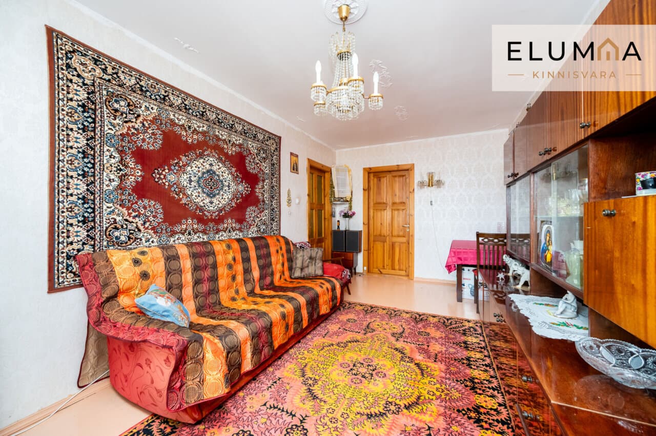Sunny 2-room apartment +balcony, 500 m from Beach 3